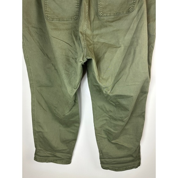 NWT Torrid Crop Twill Military Pants Olive Green Utility Women's Plus Size 26 - Picture 9 of 13